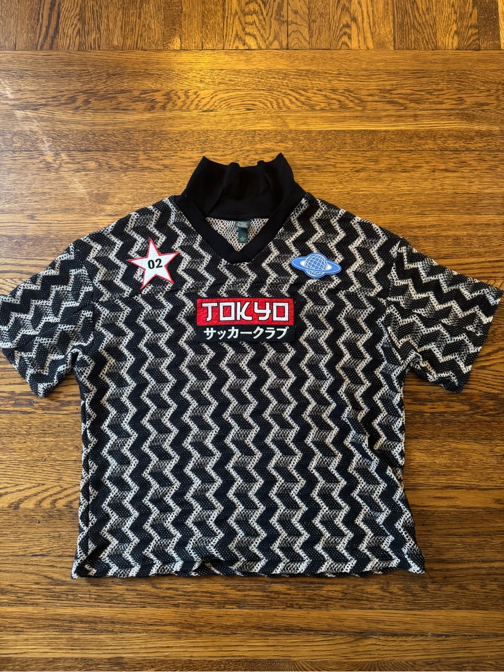 Wild Fable Tokyo Soccer Club Mesh Jersey Top
